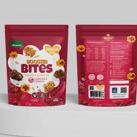 Booster Bites - Шоколад Granola Snack 100гр